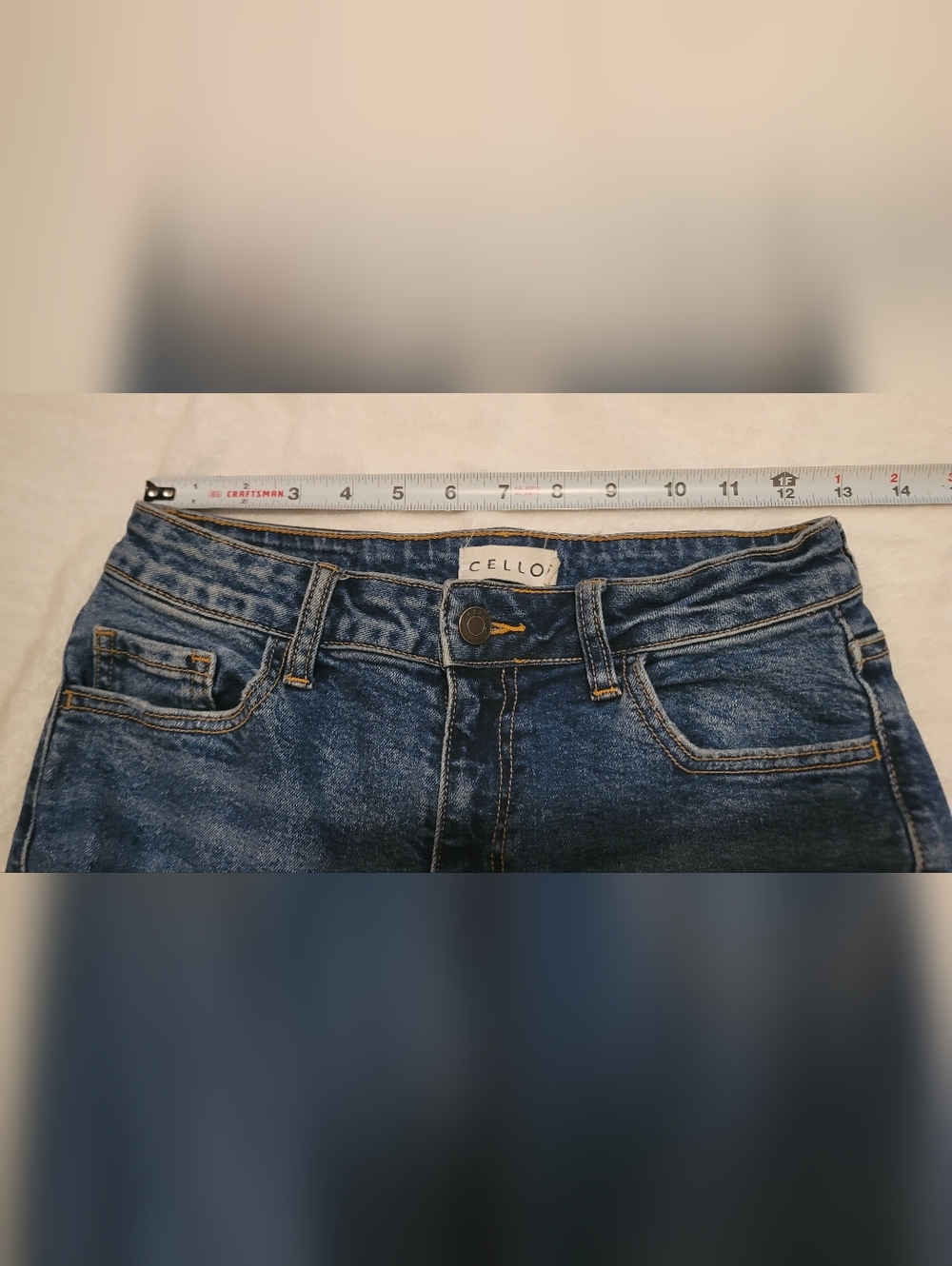 Cello Jeans SZ 5 Skinny Jeans Ripped Distressed Open Slim Medium Wash High waist - Picture 5 of 7